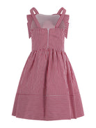 Abito per bambina Monnalisa rosso con fiocco 11G914 7315 9944 MONNALISA 