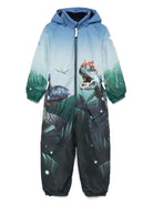 Tuta da neve per bambino Molo multicolore con stampa dinosauri 5W24N202 3600 MOLO 