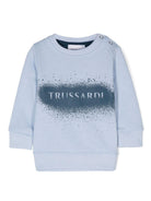 Felpa con stampa TIA24080FENB BLUE LIGHT TRUSSARDI JUNIOR 