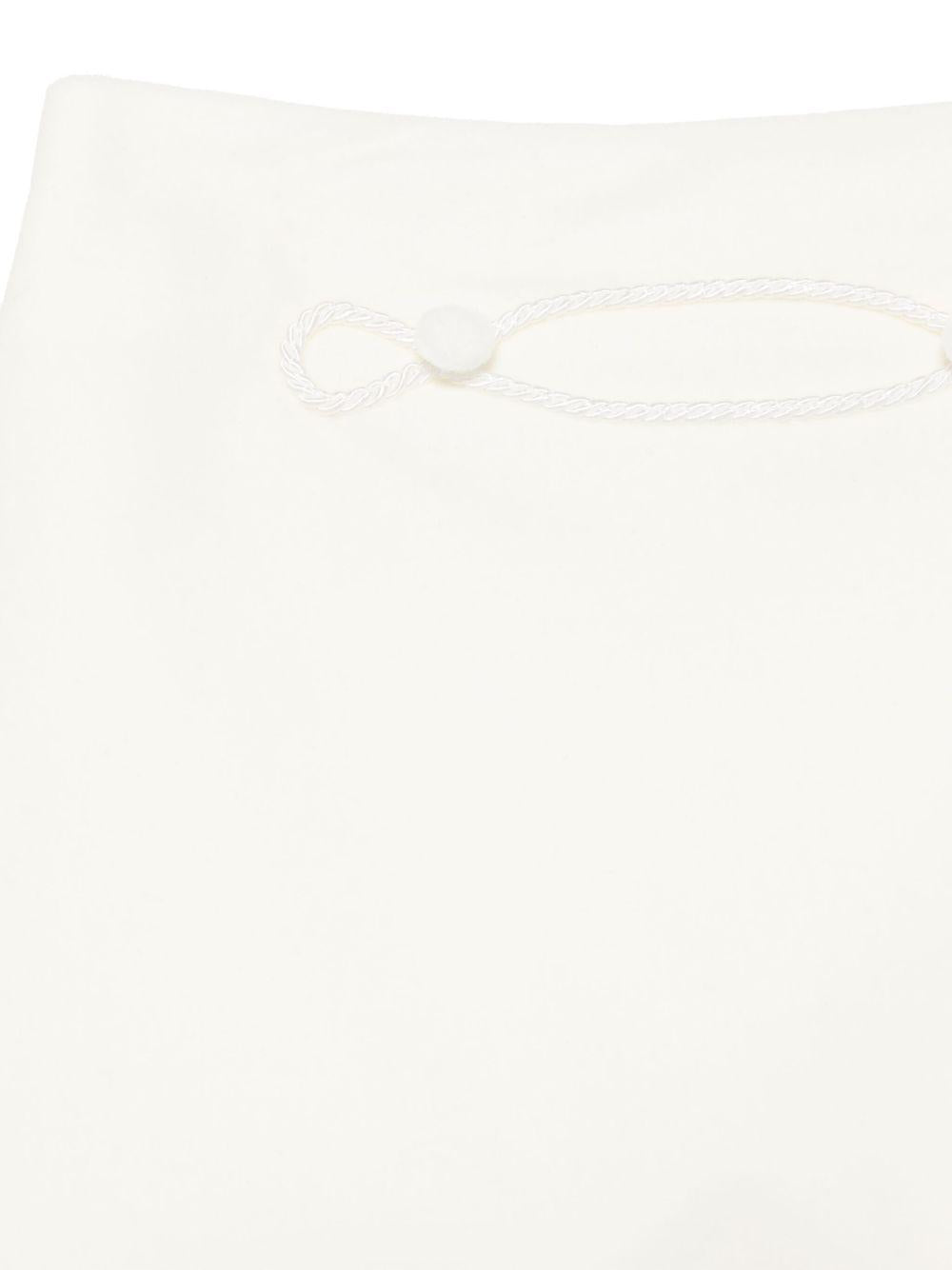 Shorts per neonato Jesurum Baby bianchi con chiusura laterale con bottone CEFEO VAR.4 JESURUM 
