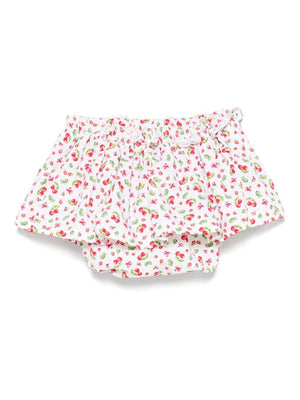 Mariella Ferrari white floral skirt for baby girls