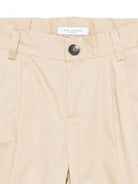 Pantaloni per bambino Paolo Pecora Kids beige con pieghe PP4247 BEIGS PAOLO PECORA KIDS 