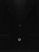 Cardigan per neonato Emporio Armani Kids blu con bottoni tascabili EB001223 AF23412 UB118 EMPORIO ARMANI KIDS 