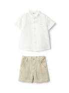 Shorts e camicia per neonato Il Gufo beige P25DP470L0017 140 IL GUFO 