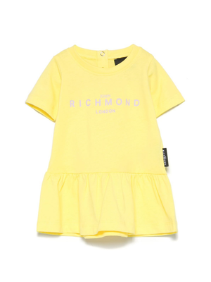 John Richmond Junior Baby Girl's Yellow Dress with Ruffled Skirt
