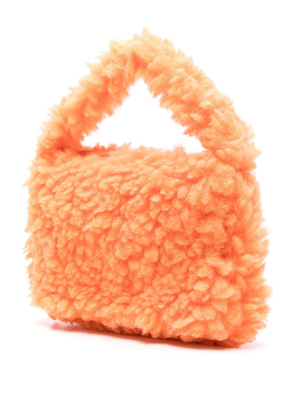 Borsa per bambina Molo arancione in pelliccia 7W25V103 5497 MOLO 