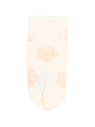 Calzini per neonata Kenzo Kids rosa con stampa a fiori (2 pezzi) K61824 43B KENZO KIDS 