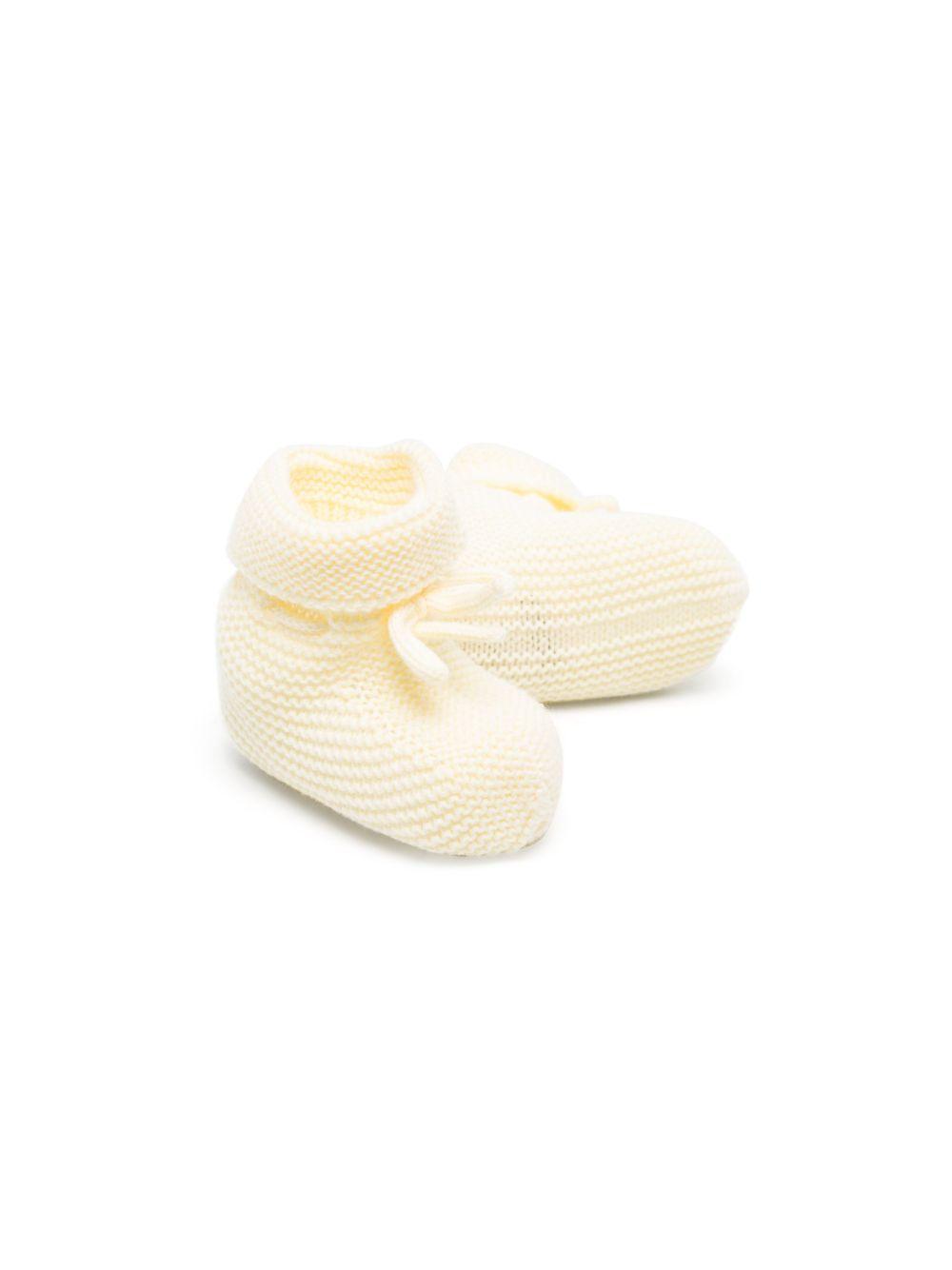 Scarpe primi passi per neonati Paz Rodriguez giallo lavorato a maglia 018-22507 05 PaZ RODRIGUEZ 