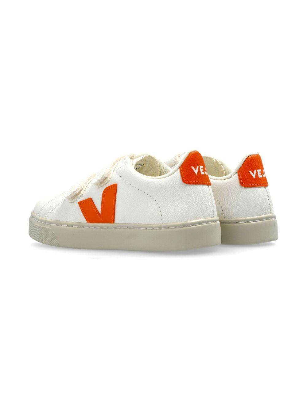 Sneakers per bambini VEJA Kids bianco con applicazione logo SV0520603C SMALL ESPLAR VEJA KIDS 