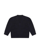 Cardigan per neonato Emporio Armani Kids blu navy con applicazione EB000446 AF15211 UB118 EMPORIO ARMANI KIDS 