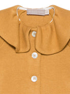 Cardigan per neonata La Stupenderia giallo con colletto arricciato 1TCGC22 M18 LA STUPENDERIA 