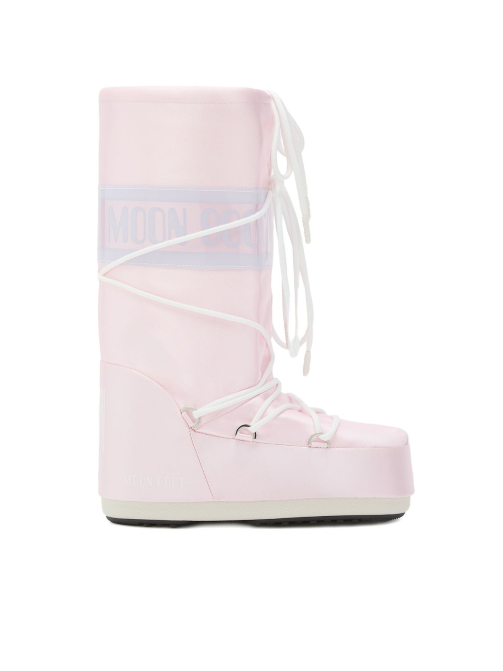 Stivali da neve Icon per bambini Moon Boot Kids rosa con stampa 80D1403060 J032 MOON BOOT 