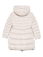 Giubbino per bambina Il Gufo beige dal design svasato A25GGP0006NN106 118 IL GUFO 