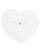 Coperta per neonato La Stupenderia bianca a forma di cuore 1TBCO12 L24 LA STUPENDERIA 
