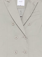 Blazer doppiopetto  per bambina Pinko Kids beige con revers a lancia KFGC002CCE034 5028 PINKO KIDS 