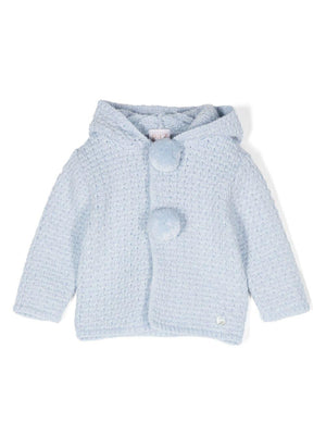 Cardigan con pompon