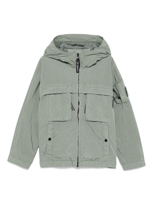 CP Company Kids grey jacket with applique