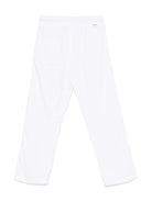 Cargo in cotone per bambino Paolo Pecora Kids bianco con coulisse PP4006 GESSO PAOLO PECORA KIDS 