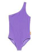 Costume da bagno per bambina Molo Nai Solid viola a monospalla 8S25P508 5403 MOLO 