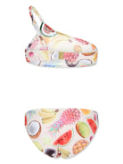 Bikini per bambina Molo bianco con motivo frutta 8S25P114 9237 MOLO 