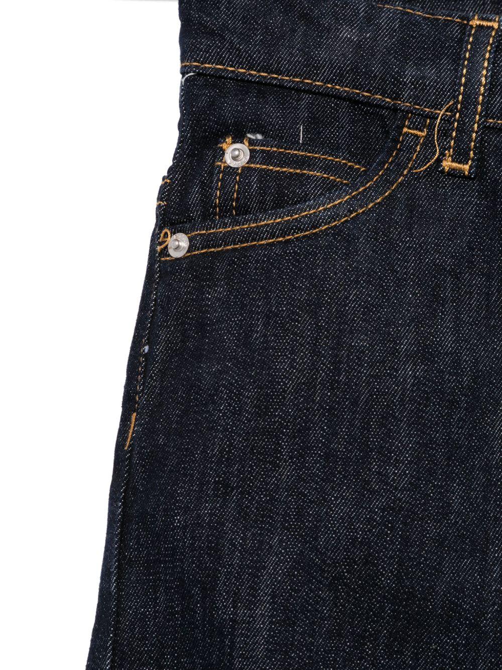 Jeans dritti per bambino Paolo Pecora Kids denim scuro con design a cinque tasche PP3978 BLUS PAOLO PECORA KIDS 