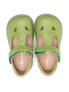 Scarpine per bambino Eli1957 verde con chiusura laterale a strappo 8865AJ YUCCA ElI 