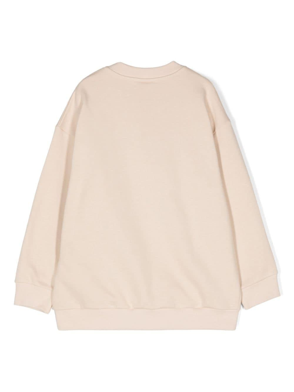 Felpa con logo JUH082 5V0 F1P2N FENDI KIDS 