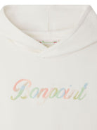 Felpa Tita per bambina Bonpoint bianco con cappuccio S05GSWK00007 102 BONPOINT 