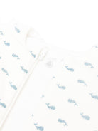 Sacco nanna per neonati Petit Bateau bianco con stampa balene A0E1D 01 PETIT BATEAU 