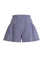 Shorts per bambina Monnalisa blu con motivo a righe 11G408 7315 9956 MONNALISA 