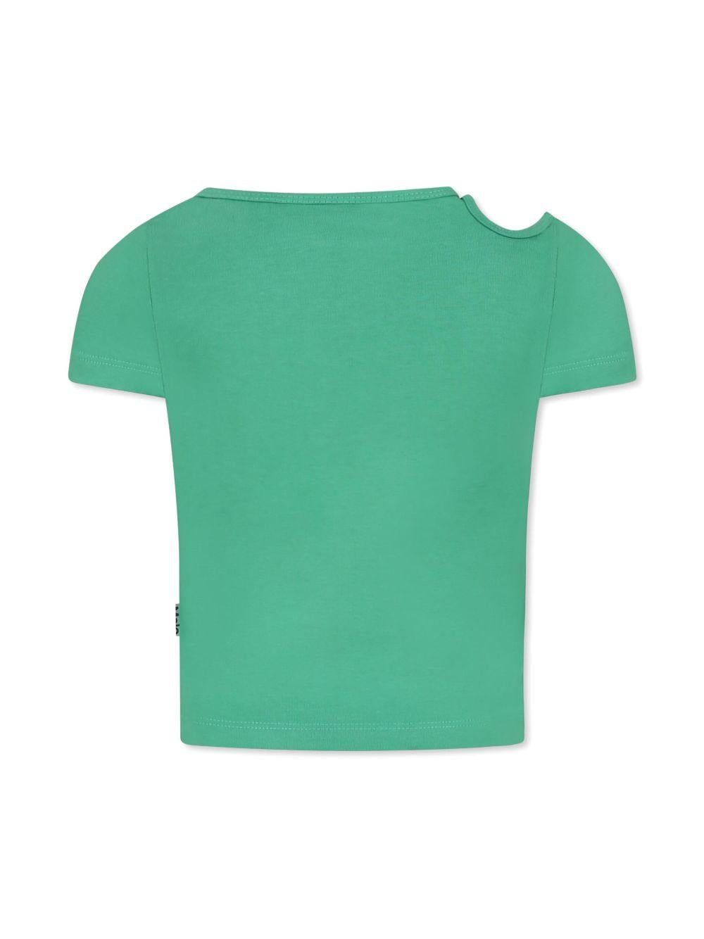 T-shirt per bambina Molo verde con dettaglio cut-out 2S25A217 5468 MOLO 
