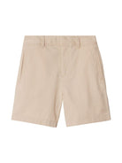 Shorts per bambino Burberry Kids beige con motivo con ricamo Equestrian Knight sul retro 8092506 A2015 BURBERRY KIDS 