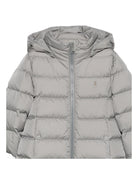 Giubbino per bambina Herno Kids grigio imbottito con cappuccio PI000186G12004Z 9410 HERNO KIDS 