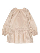 Abito corto per bambina Douuod Kids beige con ruches DV1B00 S0186 165 DOUUOD 