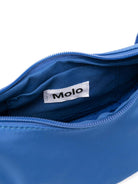 Borsa a spalla per bambina Molo Crescent azzurro con chiusura superiore con zip 7S25V109 8767 MOLO 