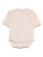 Body Evie per neonata Bonpoint beige con finiture arricciate C05NOVW00001 651 BONPOINT 