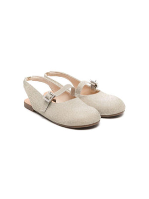 Ballerine per bambina BabyWalker Mary Jane beige con cinturino
