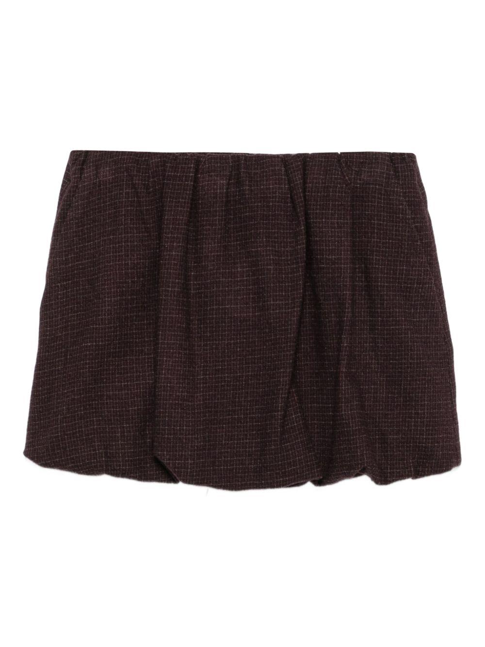 Gonna per donna ALYSI viola con motivo a quadri 165002 A5048 UV ALYSI 