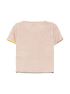 T-shirt per neonata Gensami kids marrone chiaro in maglia GIR01-B-SOFT GOLD BEIGE GENSAMI 