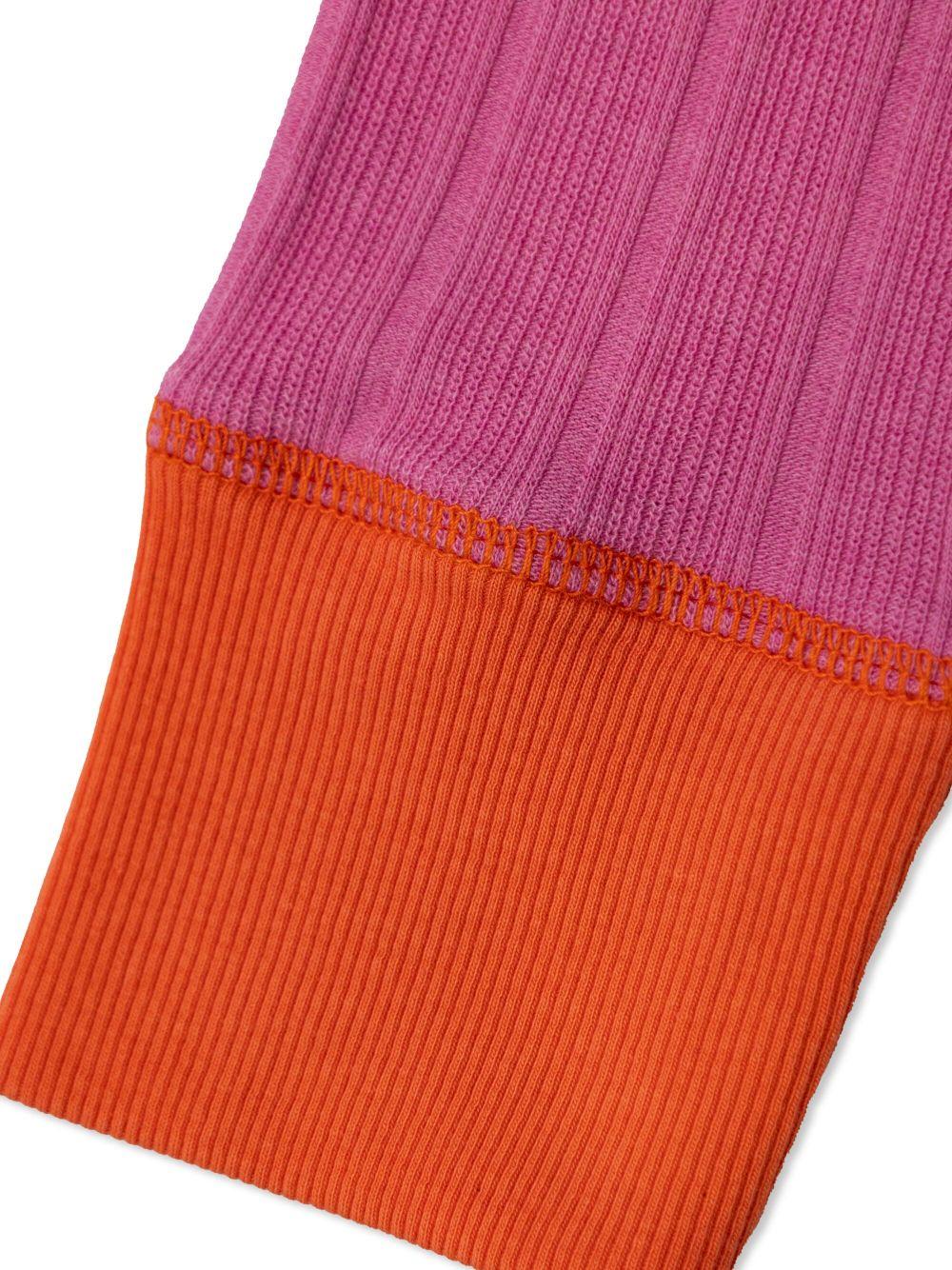 Leggings per bambina Bobo Choses fucsia con stampa logo sulla gamba B125AC074 561 BOBO CHOSES 