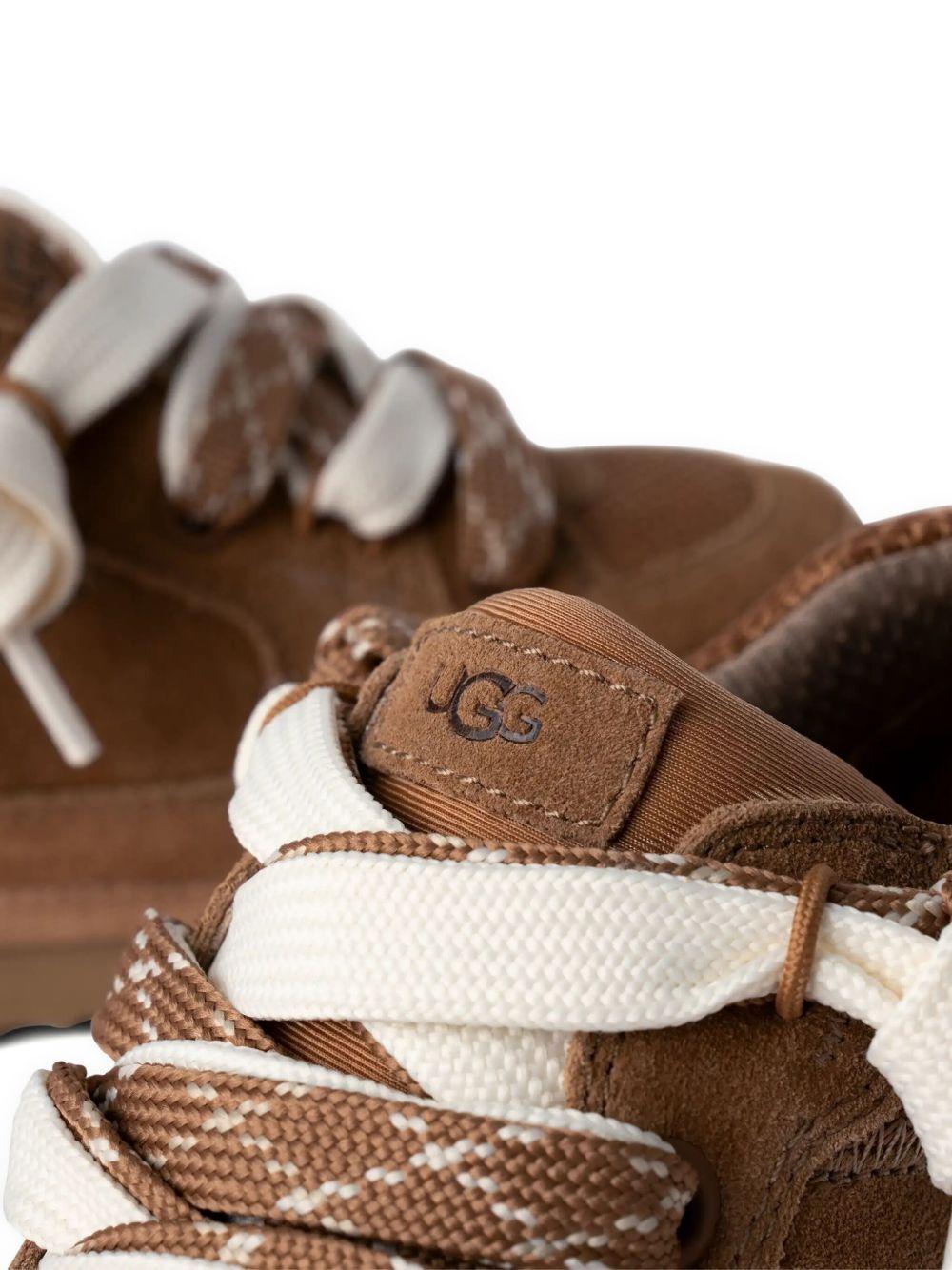 Sneakers Lo Lowmel UGG Kids marroni con applicazione sulla linguetta con logo 1166490K CHE UGG 