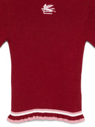 Maglione per bambina Etro Kids bianco con dettagli ricamati GX9A10 Z1376 416 ETRO KIDS 