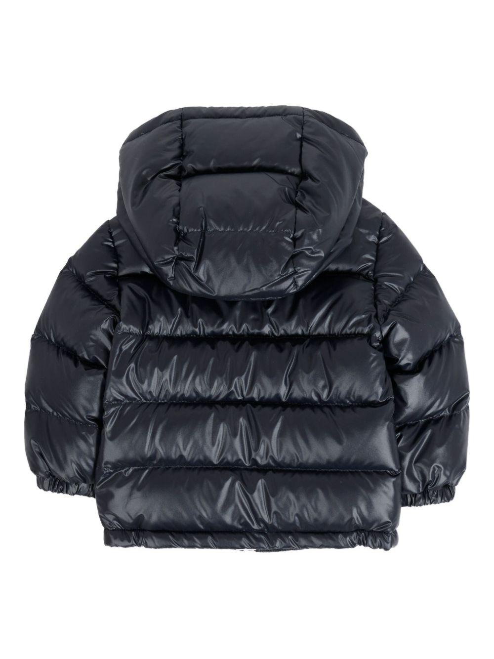 Giubbino per neonato Moncler Enfant blu con design trapuntato K29511A00023597YX 778 MONCLER ENFANT 