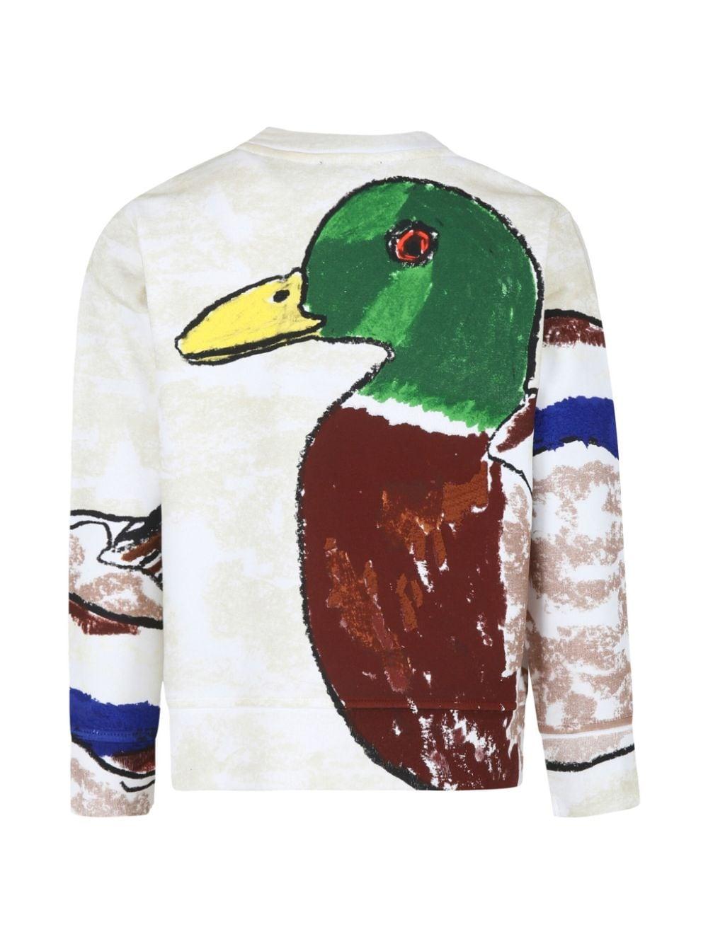 T-shirt con stampa grafica per bambino Burberry Kids con girocollo 8089567 A1464 BURBERRY KIDS 