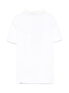 Polo con ricamo per bambino Tommy Hilfiger Junior bianco con spacchi laterali KB0KB09332 YBR TOMMY HILFIGER JUNIOR 
