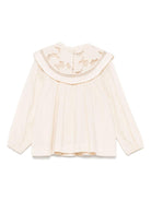 Blusa per bambina ZIMMERMANN Kids Lucky Kids beige con pizzo 3864TS S252 ZIMMERMANN KIDS 