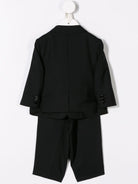 Completo elegante per neonato Dolce & Gabbana nero modello con risvolto L11U49 FUBBG N0000 DOLCE & GABBANA KIDS 