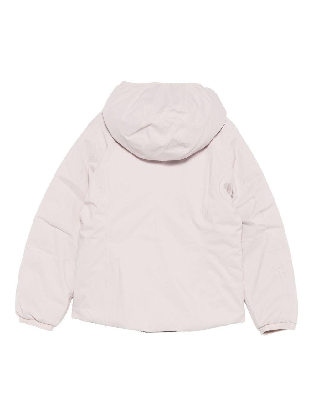 Giacca reversibile per bambina K Way Kids rosa con chiusura lampo K5123QW BBQ K-WAY KIDS 