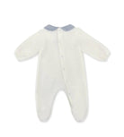 Tutina per neonato La Stupenderia bianca con ricamo "mum and dad" 1TBTT11 K40L24 LA STUPENDERIA 