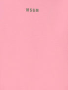 T-shirt per bambina MSGM Kids rosa con collo alto F5MSJGTH192 MS038 MSGM KIDS 